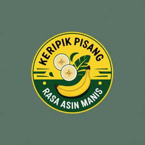 Keripik pisang rasa  asin manis